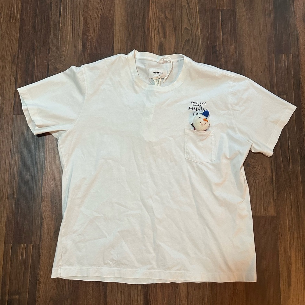 Doublet T-Shirt with Snowman